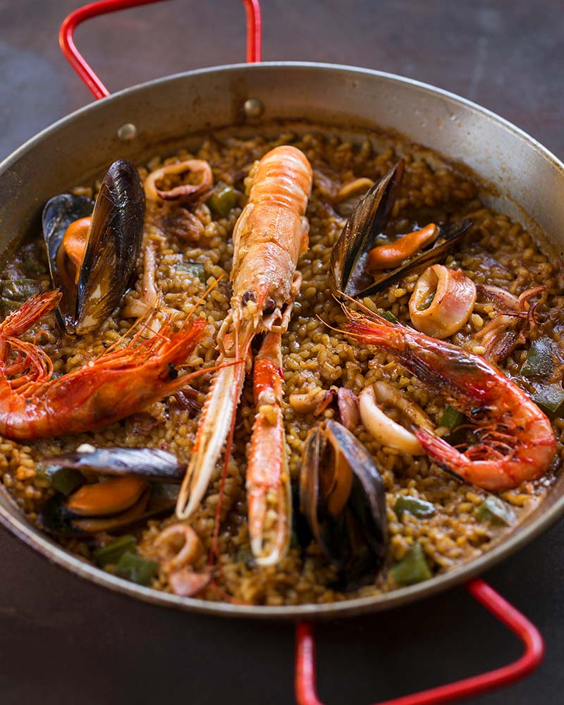 taller de cocina paella